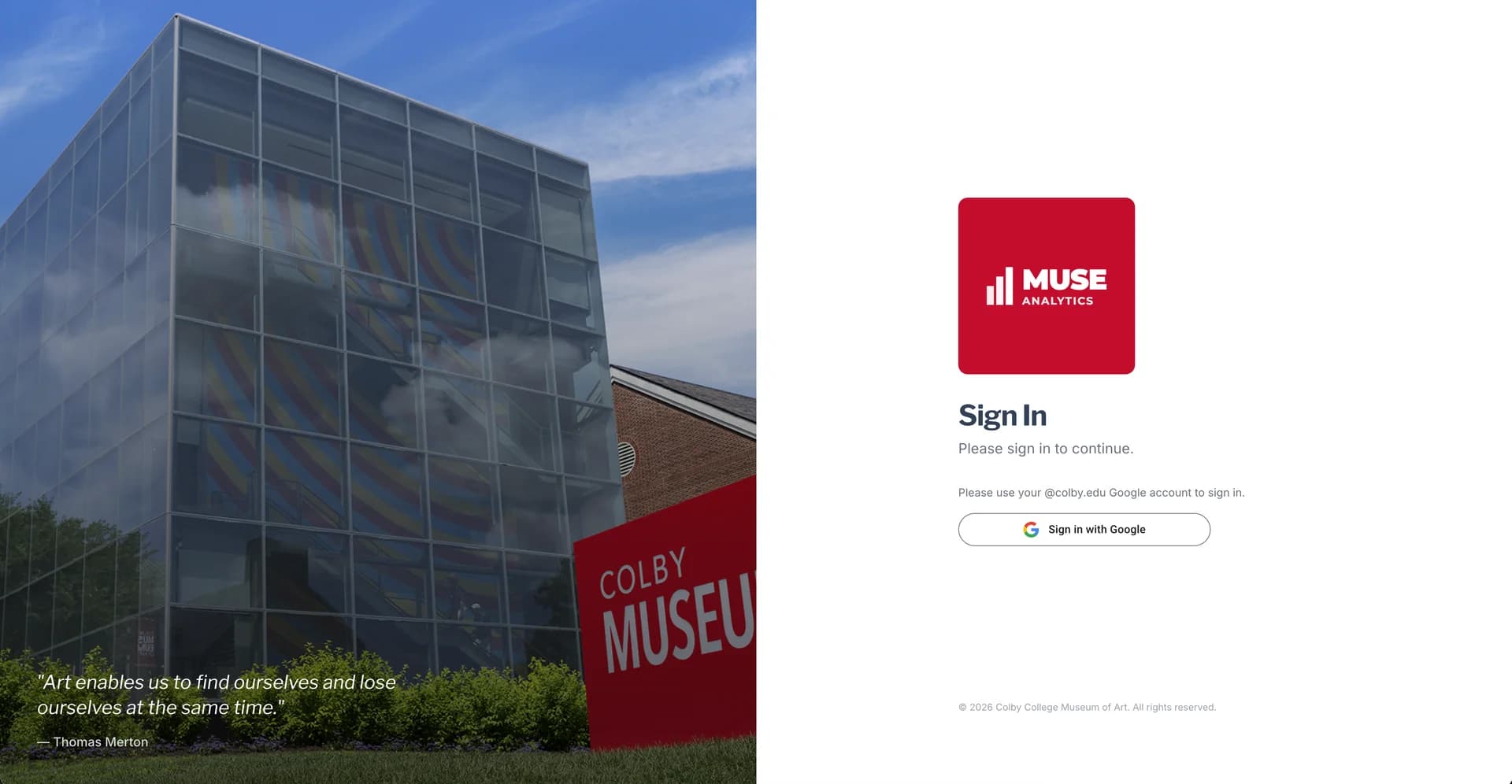 MuseAnalytics interface